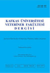 Kafkas Universitesi Veteriner Fakultesi Dergisi封面